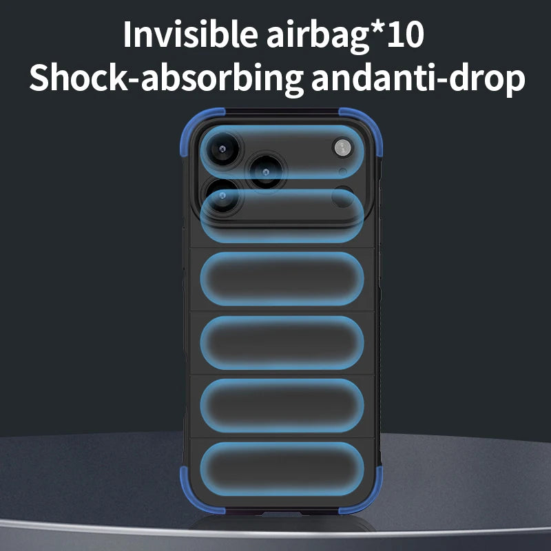 Shockproof Soft Skin Case Phone Cover For iPhone 17 Air 16E 16 15 14 13 12 11 Pro Max Plus Liquid Silicon Protective Coque